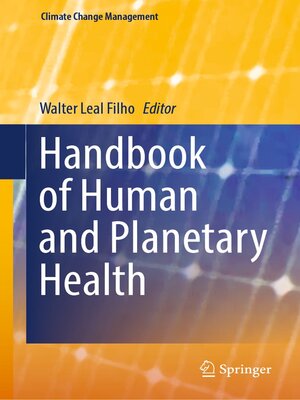 cover image of Handbook of Human and Planetary Health